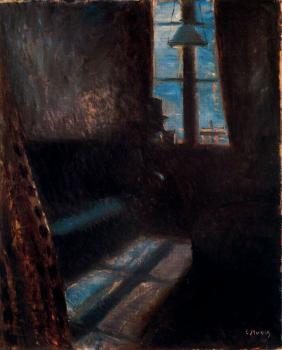 Edvard Munch : Night in St Cloud